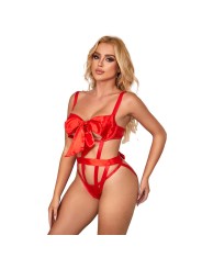 SUBBLIME 954468 BODY SEXY CALADO CON LAZO ROJO S M