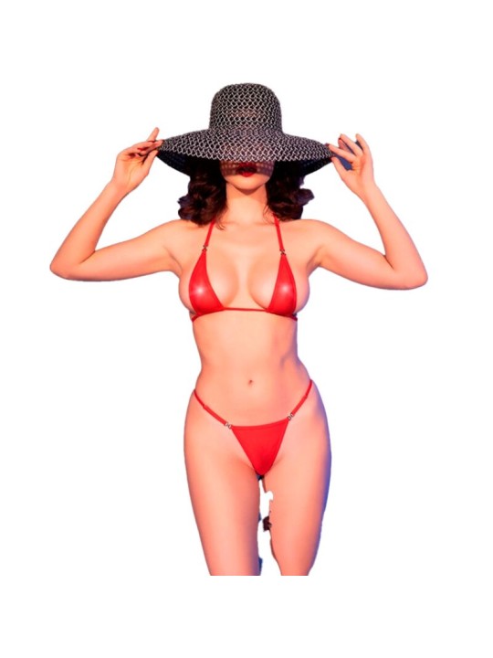 CHILIROSE CR 4840 MICRO BIKINI ROJO S M