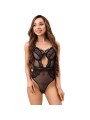 LIVCO CORSETTI FASHION PAULA LC 20209 BODY CON ADORNOS DE ENCAJE NEGRO S M