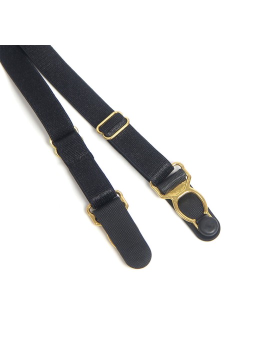 SUBBLIME 955458 BODY CON CREMALLERA DE CUERO NEGRO S M