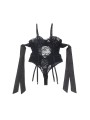 SUBBLIME 955496 BODY DE ENCAJE CON LAZOS Y LIGAS NEGRO S M