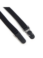 SUBBLIME 955496 BODY DE ENCAJE CON LAZOS Y LIGAS NEGRO S M