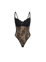 SUBBLIME 955618 BODY DE ENCAJE CON CIERRE INFERIOR NEGRO S M