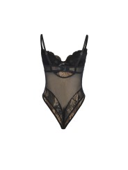 SUBBLIME 955618 BODY DE ENCAJE CON CIERRE INFERIOR NEGRO S M