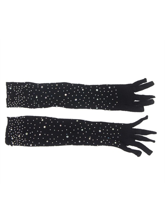 SUBBLIME 957469 GUANTES TRANSPARENTES CON BRILLO NEGRO S M