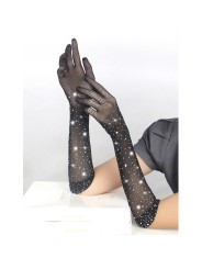 SUBBLIME 957469 GUANTES TRANSPARENTES CON BRILLO NEGRO S M