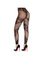 LEG AVENUE MALLAS SIN PIE DE ENCAJE Y TRANSPARENCIA NEGRO