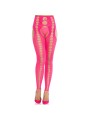 LEG AVENUE MEDIAS OPACAS SIN TIRANTES Y COSTURAS ROSA NEON
