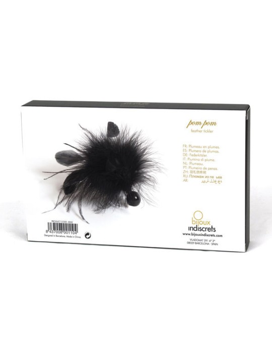 BIJOUX POM POM PLUMERO DE PLUMAS