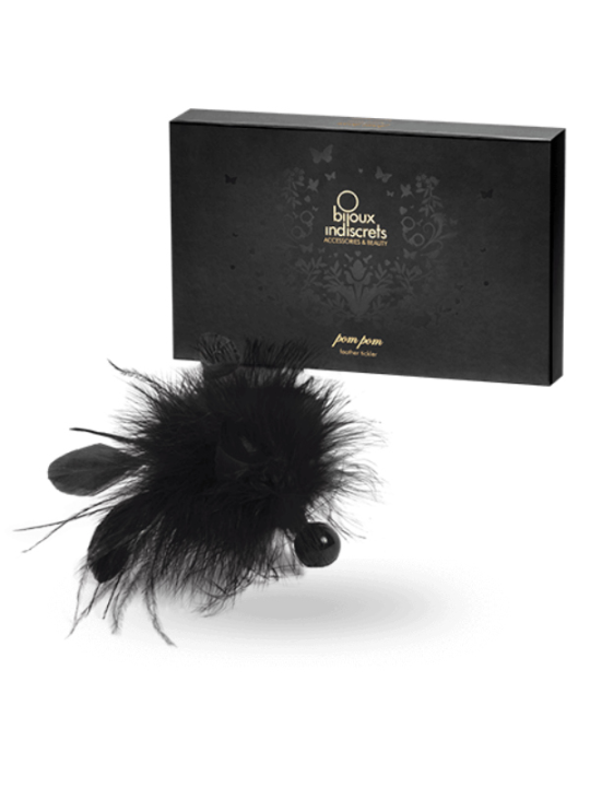 BIJOUX POM POM PLUMERO DE PLUMAS