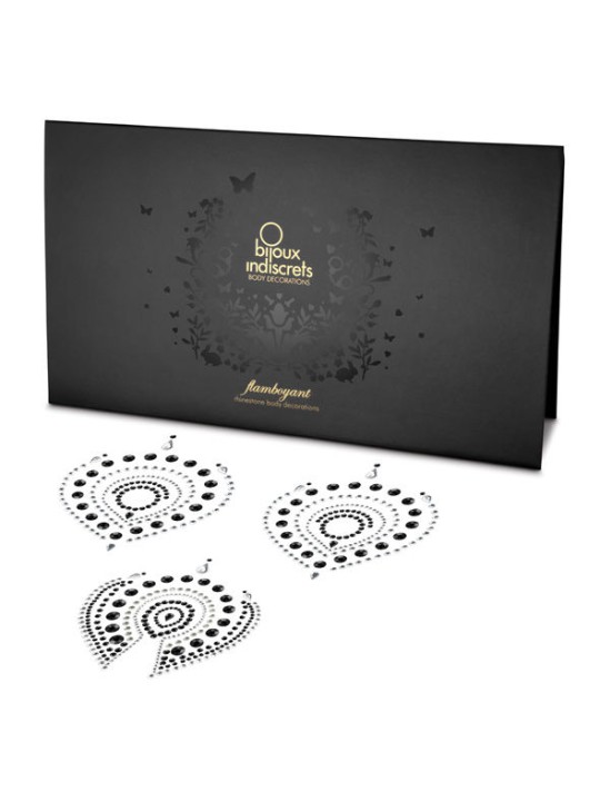 BIJOUX INDISCRETS FLAMBOYANT NEGRO PLATA