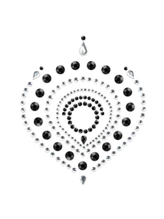 BIJOUX INDISCRETS FLAMBOYANT NEGRO PLATA