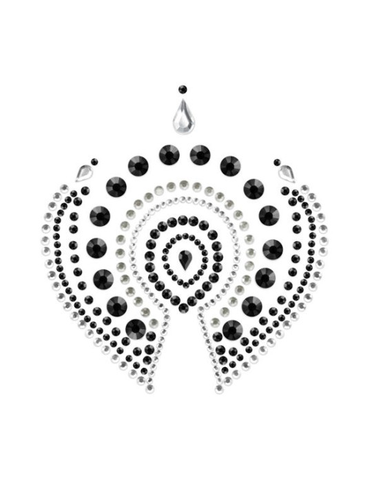 BIJOUX INDISCRETS FLAMBOYANT NEGRO PLATA