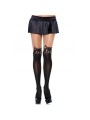 LEG AVENUE PANTYS OPACOS CON DIBUJO DE GATO