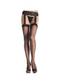 LEG AVENUE OUTLET MEDIAS NEGRAS CON LIGUERO DE ENCAJE