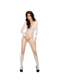 PASSION EROTICLINE CATSUIT BLANCO BS007