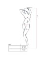 PASSION WOMAN BS013 BODYSTOCKING ROJO TALLA UNICA