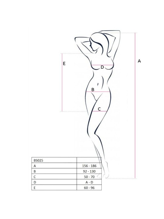 PASSION WOMAN BS025 BODYSTOCKING ESTILO VESTIDO BLANCO TALLA UNICA