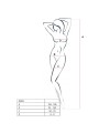 PASSION WOMAN BS031 BODYSTOCKING NEGRO TALLA UNICA