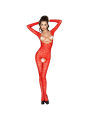 PASSION WOMAN BS031 BODYSTOCKING ROJO TALLA UNICA