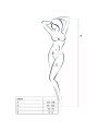 PASSION WOMAN BS032 BODYSTOCKING NEGRO TALLA UNICA