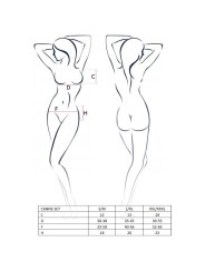 PASSION WOMAN CANNE SET NEGRO TALLA S M