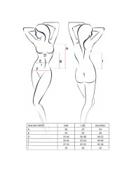 PASSION WOMAN HELLEN CORSET NEGRO TALLA S M