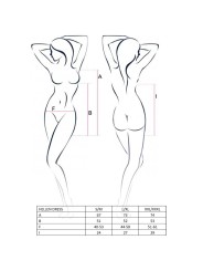 PASSION WOMAN HELLEN VESTIDO Y TANGA TALLA L XL