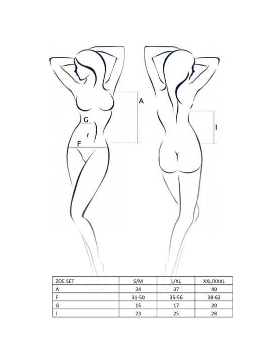 PASSION WOMAN ZOE SET TALLA L XL