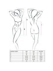 PASSION WOMAN MADDIE CORSET NEGRO TALLA L XL