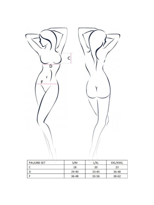 PASSION WOMAN PAULINE SET 3 PIEZAS TALLA L XL