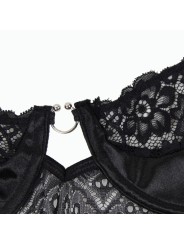 SUBBLIME CORSET Y CINTURON NEGRO S M