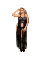 SUBBLIME SET DRESS TOP Y TANGA NEGRO TALLA GRANDE