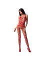 PASSION WOMAN BS058 BODYSTOCKING BLANCO TALLA UNICA