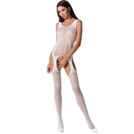 PASSION WOMAN BS061 BODYSTOCKING ROJO TALLA UNICA