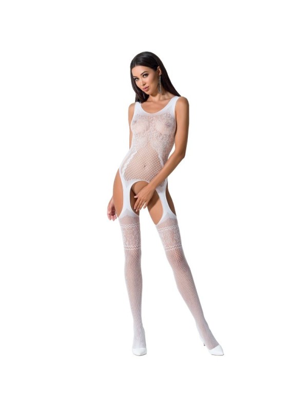 PASSION WOMAN BS061 BODYSTOCKING ROJO TALLA UNICA