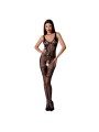 PASSION WOMAN BS069 BODYSTOCKING BLANCO TALLA UNICA