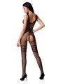 PASSION WOMAN BS069 BODYSTOCKING BLANCO TALLA UNICA