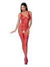 PASSION WOMAN BS069 BODYSTOCKING BLANCO TALLA UNICA