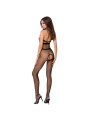 PASSION WOMAN BS048 BODYSTOCKING NEGRO TALLA UNICA