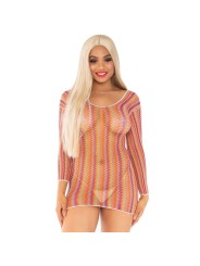 LEG AVENUE VESTIDO CORTO MULTICOLOR TALLA UNICA