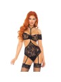 LEG AVENUE SET DOS PIEZAS TOP TEDDY M L