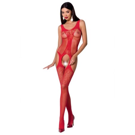 PASSION WOMAN BS072 BODYSTOCKING TALLA UNICA NEGRO