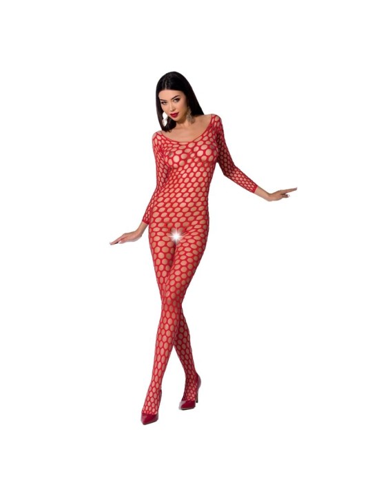 PASSION WOMAN BS077 BODYSTOCKING TALLA UNICA NEGRO