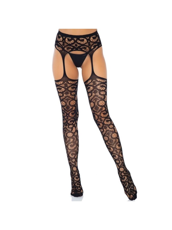 LEG AVENUE MEDIAS CON LIGUERO TALLA UNICA