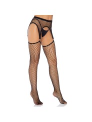 LEG AVENUE INDUSTRIAL MEDIAS LIGUERO CON ANILLAS CUERPO DE RED TALLA UNICA