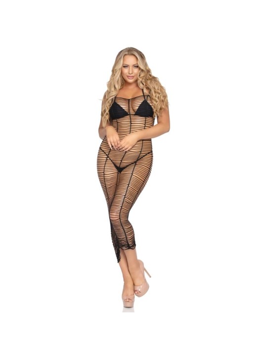 LEG AVENUE VESTIDO LINEAS HORIZONTALES TALLA UNICA