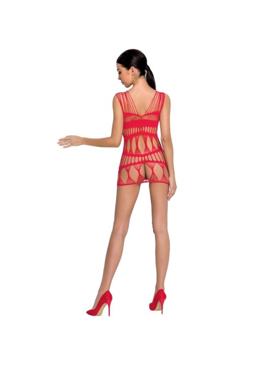 PASSION WOMAN BS089 BODYSTOCKING ROJO TALLA UNICA