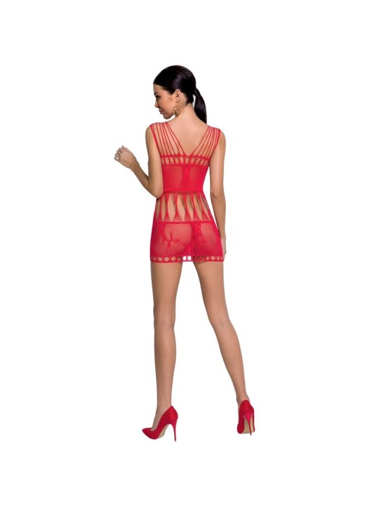 PASSION WOMAN BS090 BODYSTOCKING ROJO TALLA UNICA