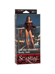 CALEXOTICS SCANDAL TEDDY ONE SIZE